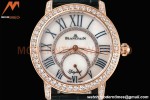 Blancpain - Ladybird Colors 35mm Peacock Green RG/LE DIA/RMN White MOP BLSF A23J