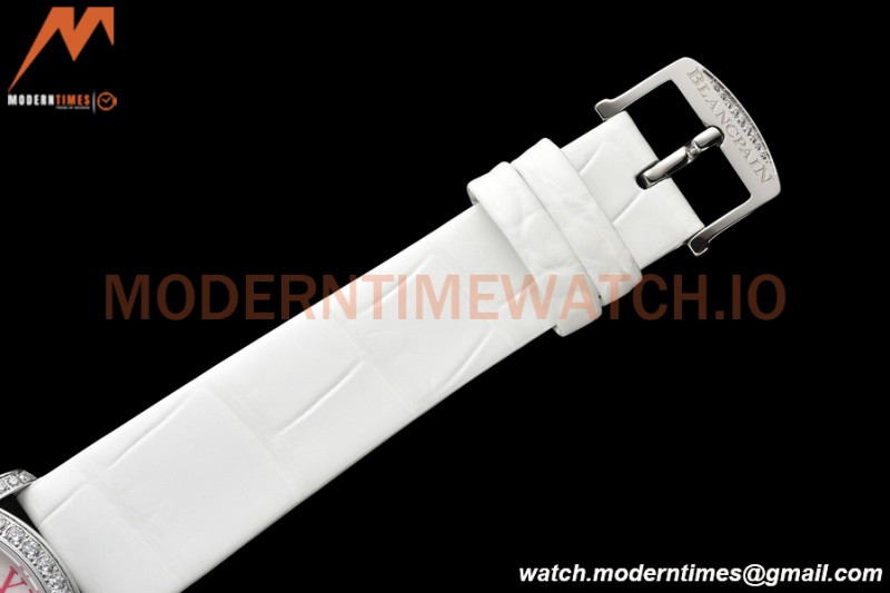 Blancpain - Ladybird Colors 35mm White SS/LE DIA/RMN White MOP BLSF A23J