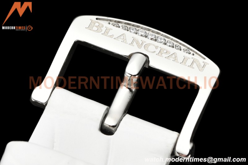 Blancpain - Ladybird Colors 35mm White SS/LE DIA/RMN White MOP BLSF A23J