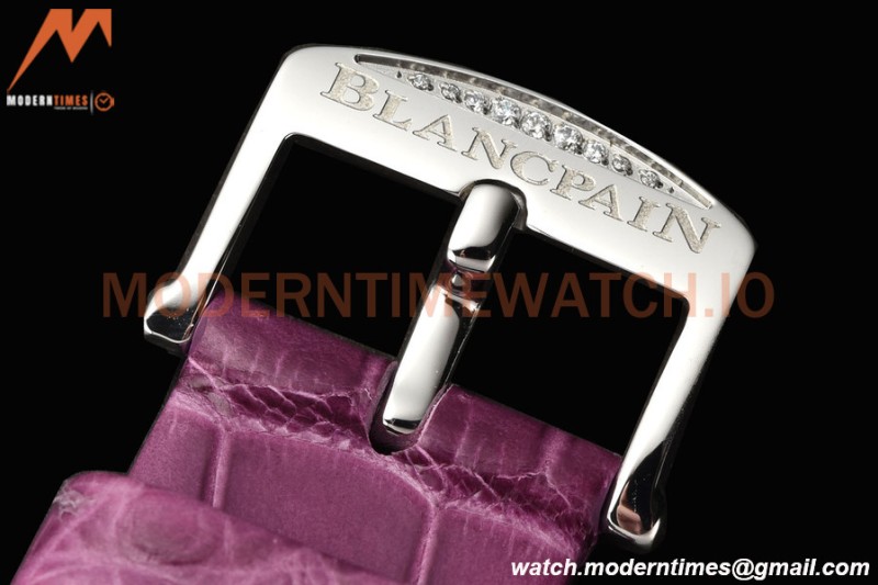 Blancpain - Ladybird Colors 35mm Purple SS/LE DIA/RMN White MOP BLSF A23J