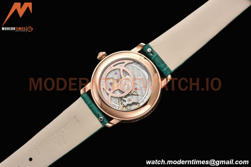 Blancpain - Ladybird Colors 35mm Green RG/LE DIA/RMN White MOP BLSF A23J