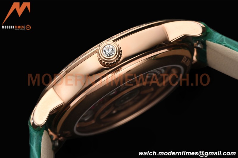 Blancpain - Ladybird Colors 35mm Green RG/LE DIA/RMN White MOP BLSF A23J