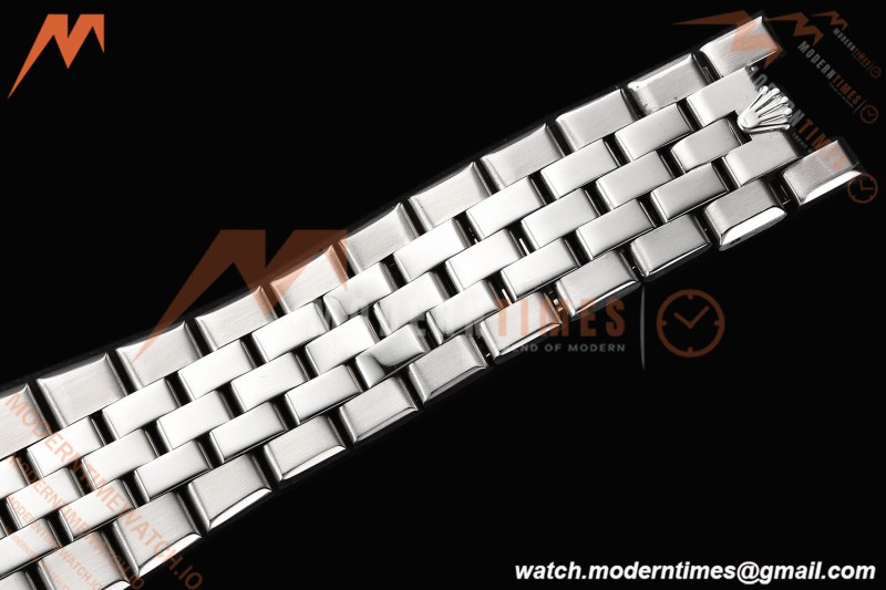 Rolex - Land-Dweller 127334 40mm Jub Flt SS/SS Wht/Stk GDF MY8215