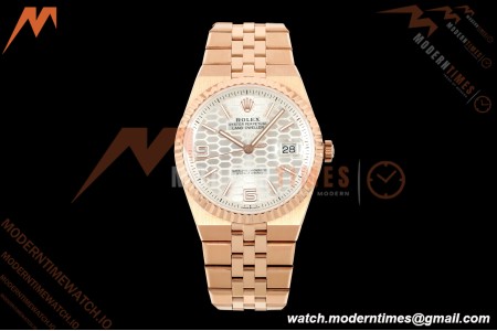 Rolex - Land-Dweller 127335 40mm Jub Flt RG/RG Wht/Stk DIWF A7135