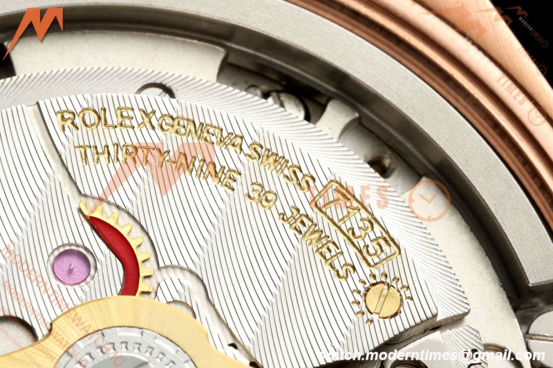 Rolex - Land-Dweller 127335 40mm Jub Flt RG/RG Wht/Stk DIWF A7135