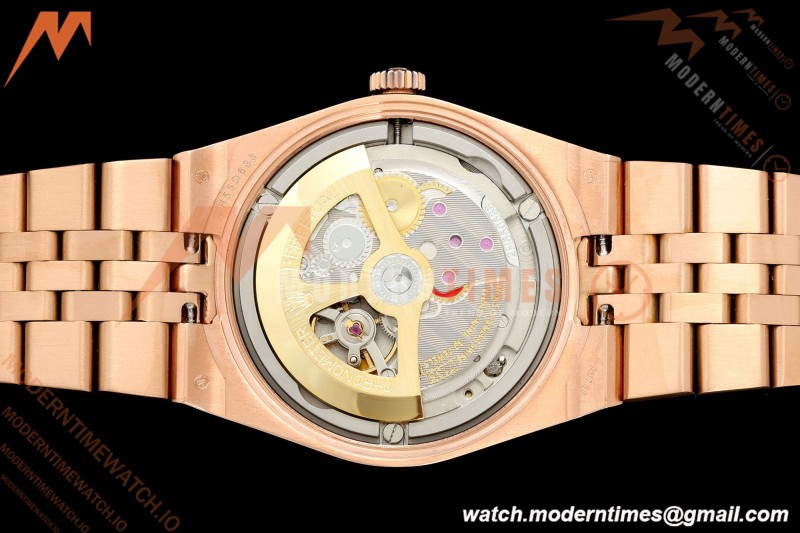Rolex - Land-Dweller 127335 40mm Jub Flt RG/RG Wht/Stk DIWF A7135