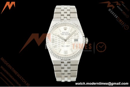 Rolex - Land-Dweller 127234 40mm Jub Flt SS/SS Wht/Stk DIWF A7135