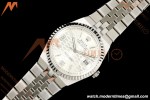 Rolex - Land-Dweller 127234 40mm Jub Flt SS/SS Wht/Stk DIWF A7135