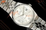 Rolex - Land-Dweller 127234 40mm Jub Flt SS/SS Wht/Stk DIWF A7135