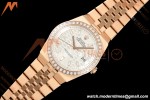 Rolex - Land-Dweller 127385TBR 40mm Jub Flt RG/RG Diamond Wht/Dia 2F A7135 | 롤렉스 - 랜드-드웰러 127385TBR 40mm 주브 플랫 RG/RG 다이아몬드 화이트/다이아 2F A7135