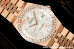 Rolex - Land-Dweller 127385TBR 40mm Jub Flt RG/RG Diamond Wht/Dia 2F A7135 | 롤렉스 - 랜드-드웰러 127385TBR 40mm 주브 플랫 RG/RG 다이아몬드 화이트/다이아 2F A7135
