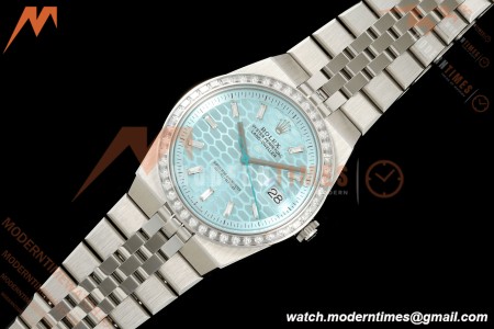 Rolex - Land-Dweller 127386TBR 40mm Jub Flt SS/SS Diamond I-Blu/Dia 2F A7135