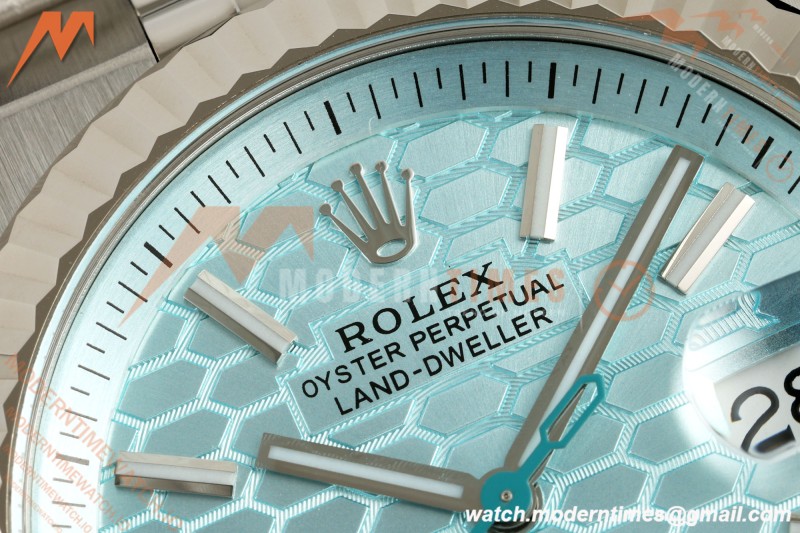 Rolex - Land-Dweller 127336 40mm Jub Flt SS/SS I-Blu/Dia 2F A7135 | 롤렉스 - 랜드-드웰러 127336 40mm 주브 플랫 SS/SS I-블루/다이아 2F A7135