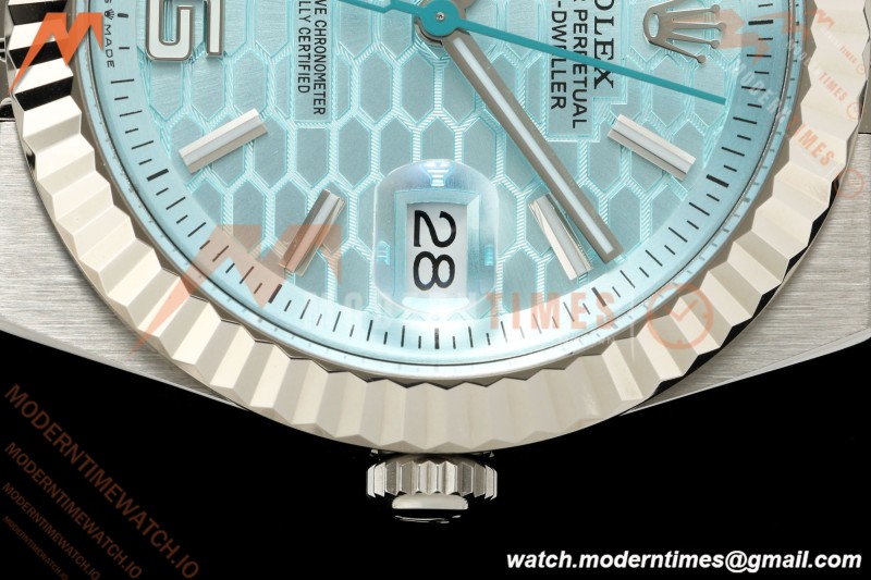 Rolex - Land-Dweller 127336 40mm Jub Flt SS/SS I-Blu/Dia 2F A7135 | 롤렉스 - 랜드-드웰러 127336 40mm 주브 플랫 SS/SS I-블루/다이아 2F A7135