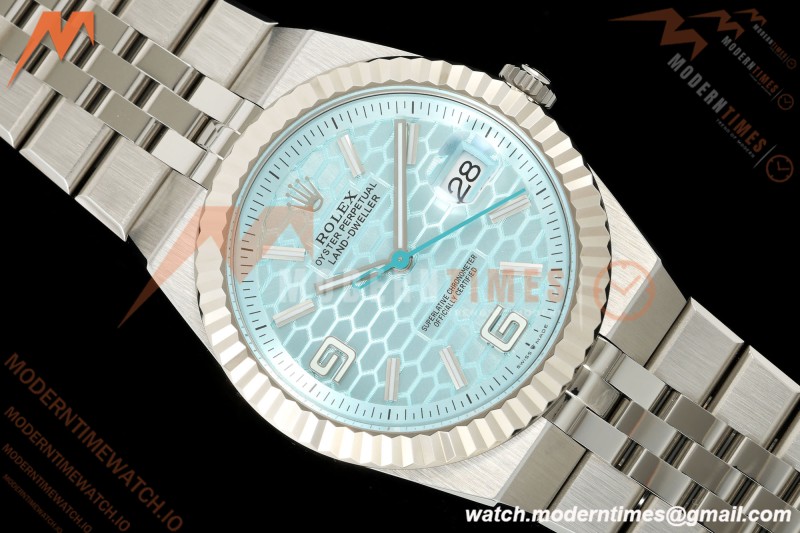 Rolex - Land-Dweller 127336 40mm Jub Flt SS/SS I-Blu/Dia 2F A7135 | 롤렉스 - 랜드-드웰러 127336 40mm 주브 플랫 SS/SS I-블루/다이아 2F A7135
