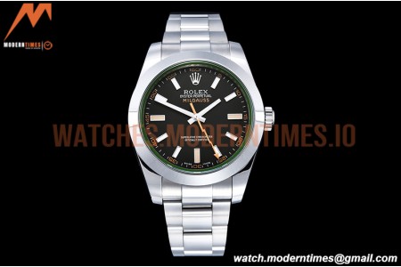 Rolex - Milgauss Z 116400GV 904L SS/SS Black GMF V2 VR3131