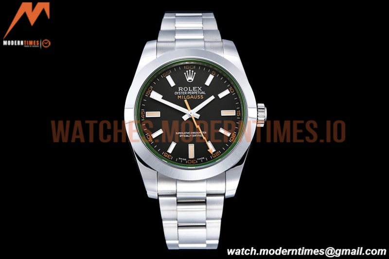 Rolex - Milgauss Z 116400GV 904L SS/SS Black GMF V2 VR3131