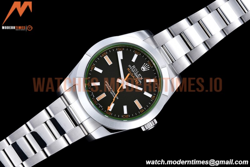 Rolex - Milgauss Z 116400GV 904L SS/SS Black GMF V2 VR3131