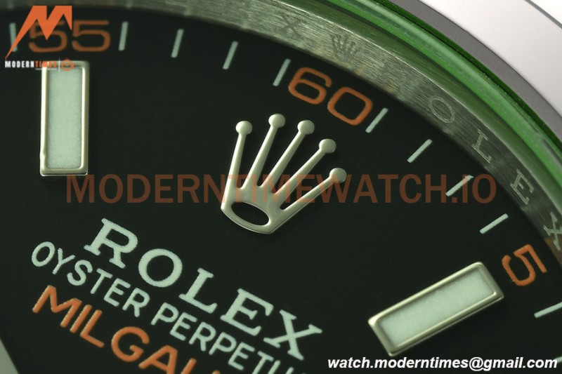 Rolex - Milgauss 40mm 116400GV 904L SS/SS Black VSF VS3131