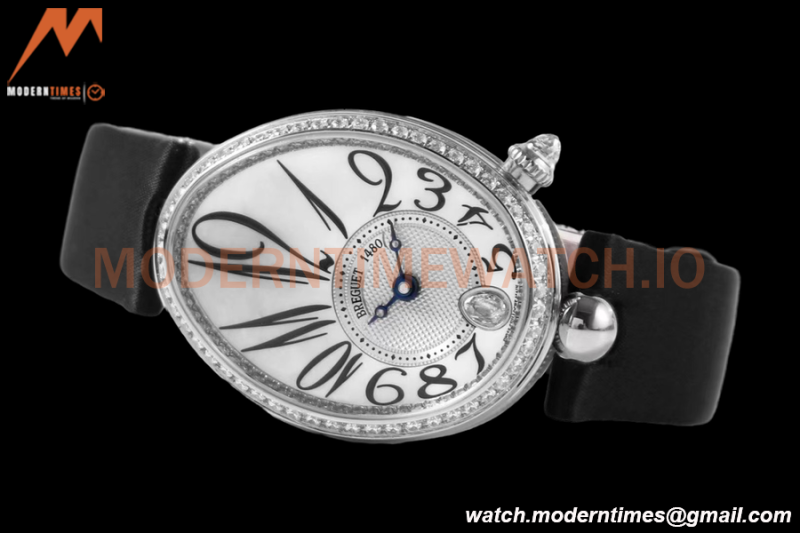 Breguet - Reine de Naples 8918 Ladies Diamond SS/LE White ZF V2 6T28 Mod