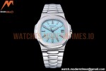 Patek Philippe - Nautilus Jumbo 5711 SS/SS Blue Tiff/Stk BPF MY9015 Mod