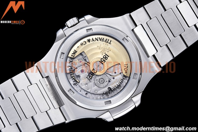 Patek Philippe - Nautilus Jumbo 5711 SS/SS Blue Tiff/Stk BPF MY9015 Mod