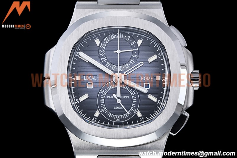 Patek Philippe - Nautilus Chrono Travel 5990 SS/SS Grey SPPF A28-520