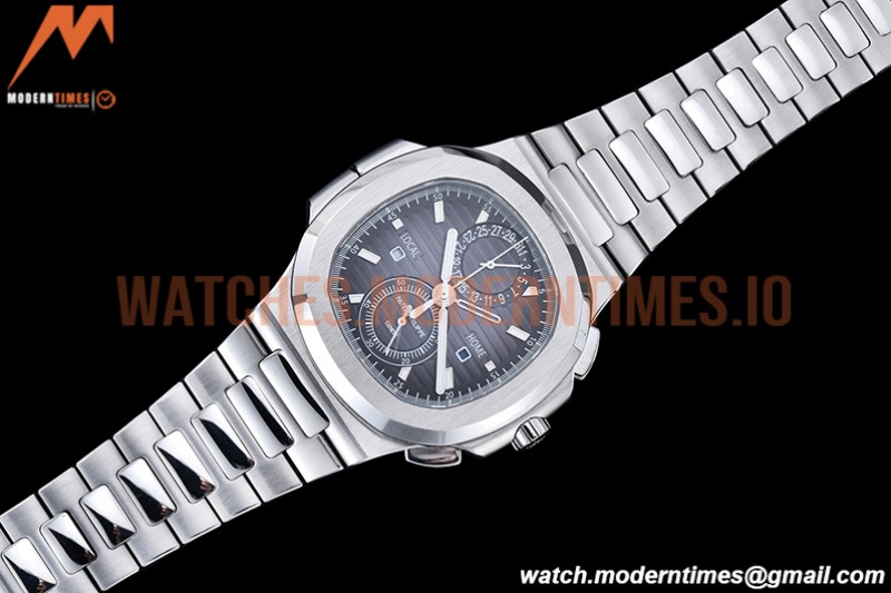 Patek Philippe - Nautilus Chrono Travel 5990 SS/SS Grey SPPF A28-520