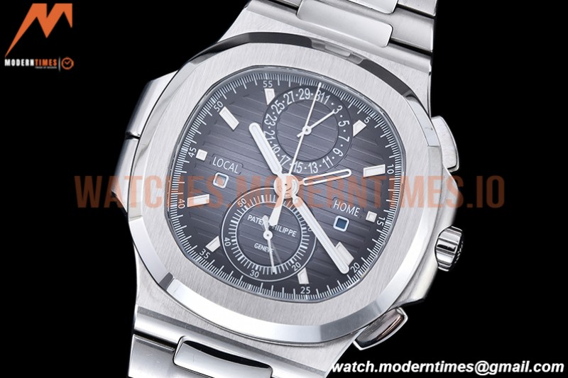 Patek Philippe - Nautilus Chrono Travel 5990 SS/SS Grey SPPF A28-520