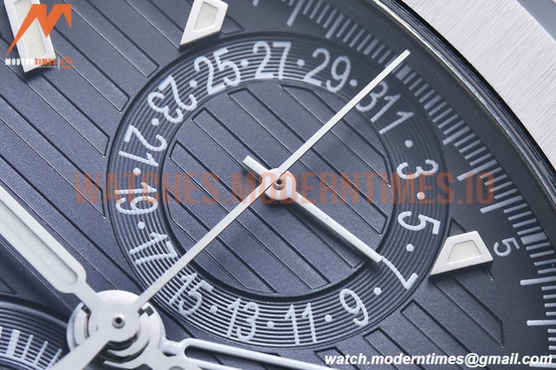 Patek Philippe - Nautilus Chrono Travel 5990 SS/SS Blue SPPF A28-520