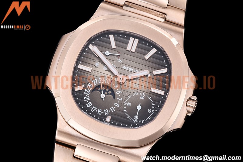 Patek Philippe - Nautilus Moon Phase 5712 RG/RG Grey PPF A240