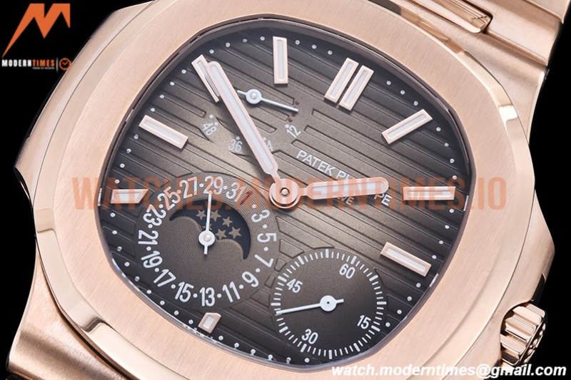Patek Philippe - Nautilus Moon Phase 5712 RG/RG Grey PPF A240