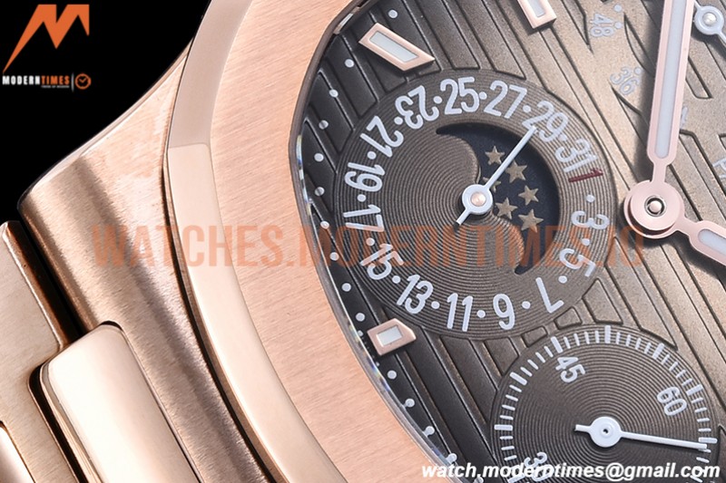 Patek Philippe - Nautilus Moon Phase 5712 RG/RG Grey PPF A240