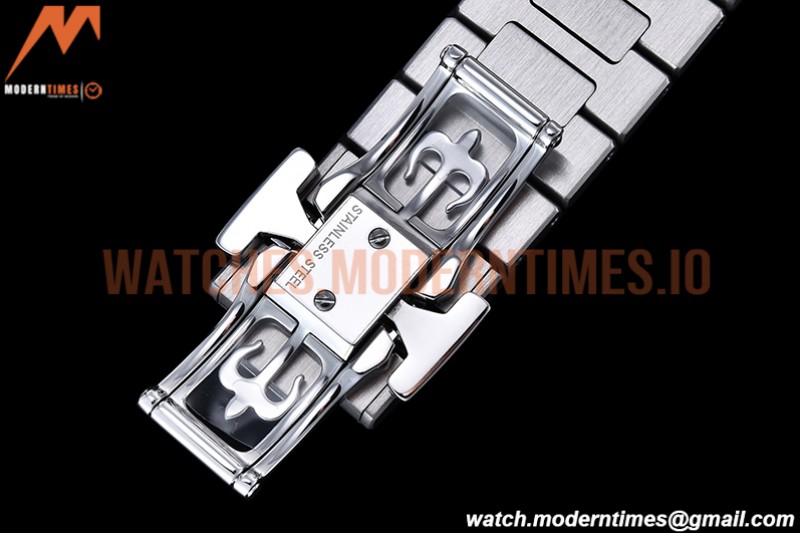 Patek Philippe - Nautilus Ladies 7118 35mm SS/SS Wht/Stk PPF A324