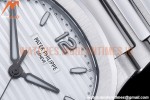 Patek Philippe - Nautilus Ladies 7118 35mm SS/SS Wht/Stk PPF A324