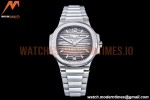 Patek Philippe - Nautilus Ladies 7118 35mm SS/SS Grey/Stk PPF A324