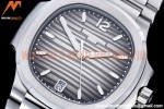 Patek Philippe - Nautilus Ladies 7118 35mm SS/SS Grey/Stk PPF A324