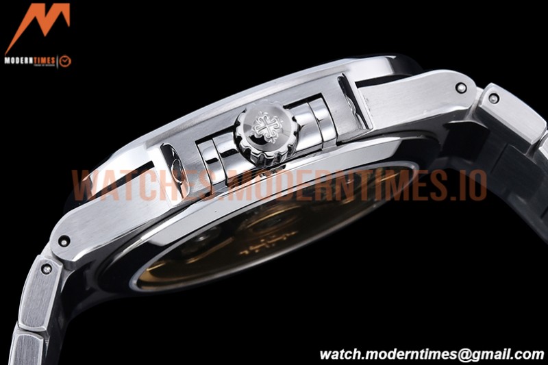 Patek Philippe - Nautilus Ladies 7118 35mm Dia SS/SS Grey/Stk PPF A324