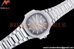 Patek Philippe - Nautilus Ladies 7118 35mm Dia SS/SS Grey/Stk PPF A324