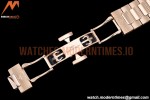 Patek Philippe - Nautilus Ladies 7118 35mm RG/RG Wht/Stk PPF A324