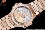 Patek Philippe - Nautilus Ladies 7118 35mm RG/RG Wht/Stk PPF A324