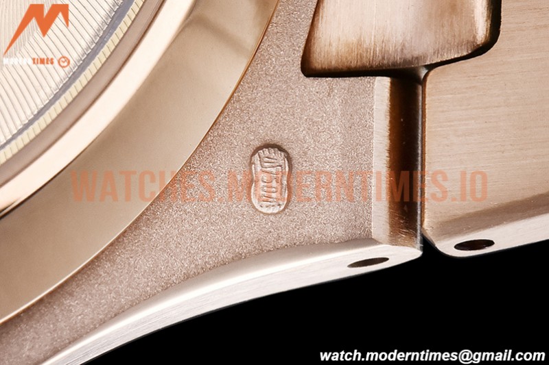 Patek Philippe - Nautilus Ladies 7118 35mm RG/RG Wht/Stk PPF A324