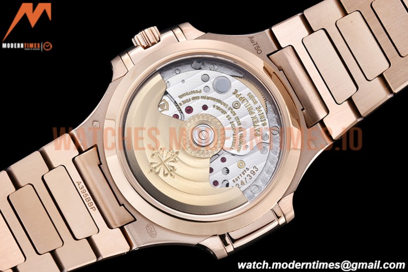 Patek Philippe - Nautilus Ladies 7118 35mm RG/RG RG/Stk PPF A324