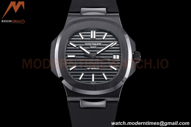 Patek Philippe - Nautilus AET 5711 40mm Black CER/RU Blk/Stk AMGF MY9015