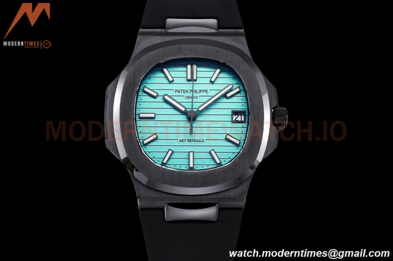 Patek Philippe - Nautilus AET 5711 40mm Black CER/RU Stk Tiffany Blue AMGF MY9015