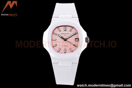 Patek Philippe - Nautilus AET 5711 40mm White CER/RU Pink/Stk AMGF MY9015