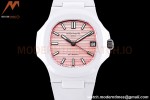 Patek Philippe - Nautilus AET 5711 40mm White CER/RU Pink/Stk AMGF MY9015