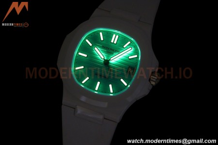 Patek Philippe - Nautilus AET 5711 40mm White CER/RU Stk Tiffany Blue AMGF MY9015