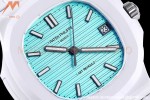 Patek Philippe - Nautilus AET 5711 40mm White CER/RU Stk Tiffany Blue AMGF MY9015