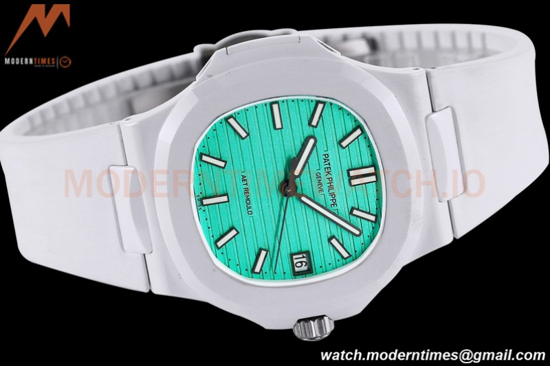 Patek Philippe - Nautilus AET 5711 40mm White CER/RU Grn/Stk AMGF MY9015